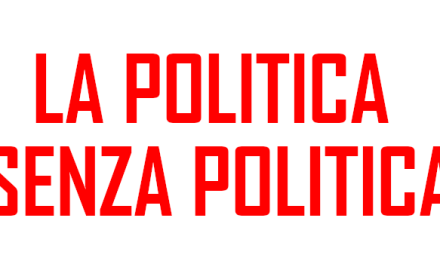 La bizzarra idea di fare politica senza i politici